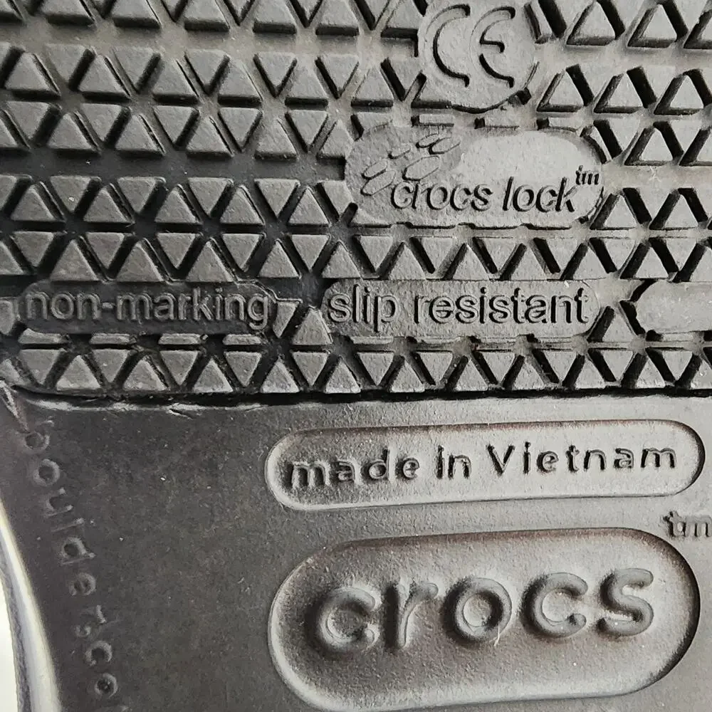 Crocs At Work Unisex Bistro Slip Resistant Clog Lightweight Black M 10 W 12 Foam